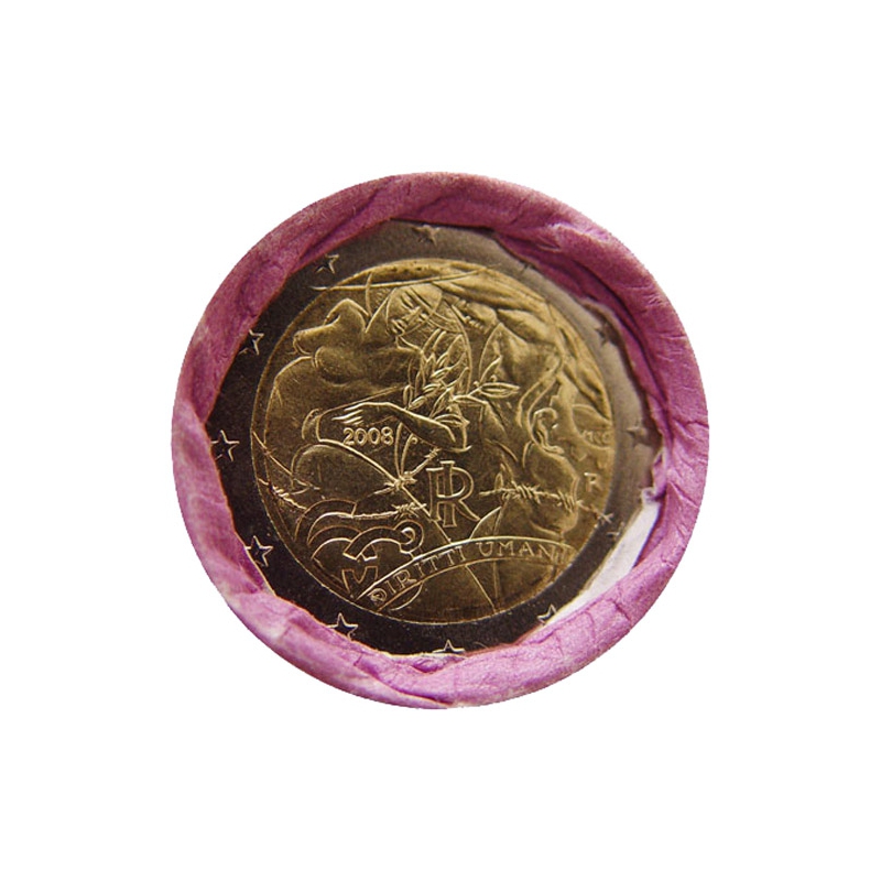 2 Euro Taliansko 2008 - Všeobecná deklarácia ľudských práv