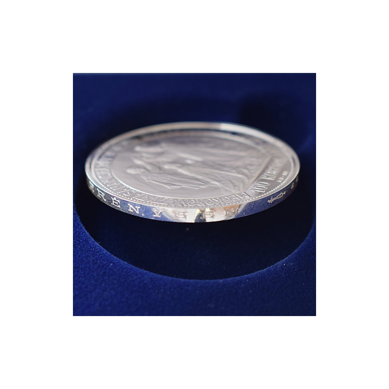 Strieborná 100 Koruna Korunovácia Františka Jozefa I.