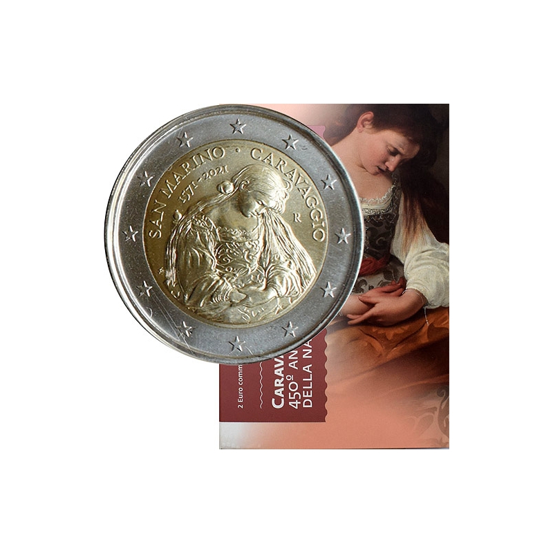 2 Euro San Maríno 2021 - Caravaggio