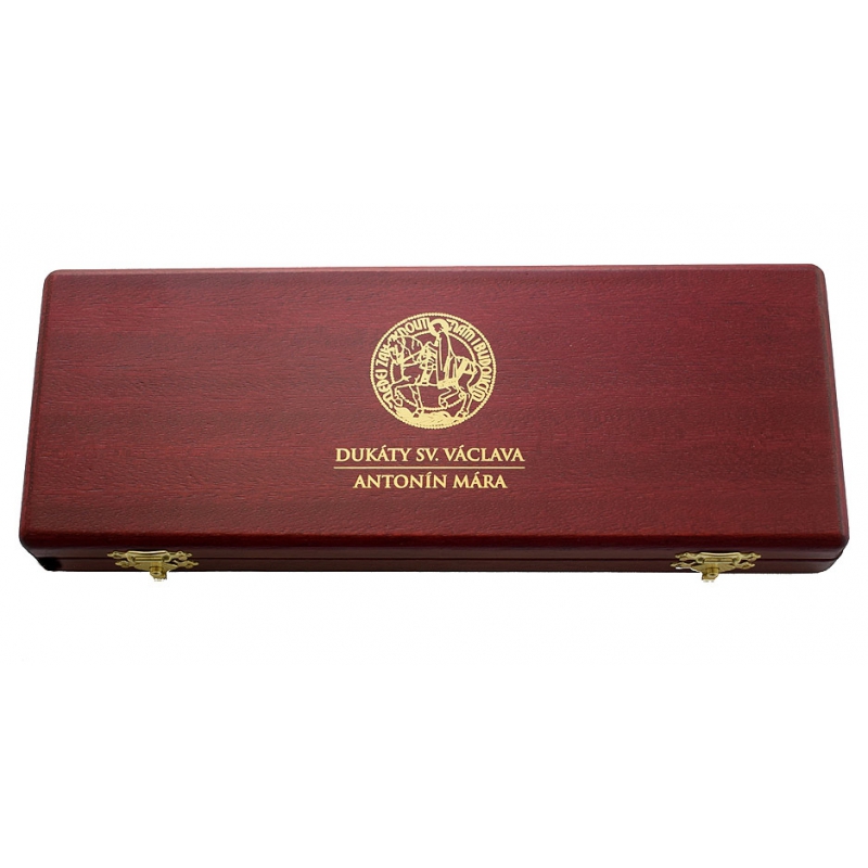 Československé dukáty z roku 1923 medailéra Antonína Máru, súťažný návrh