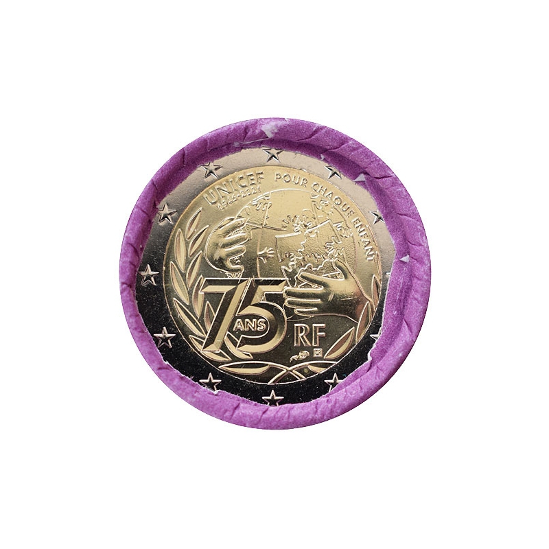 2 Euro Francúzsko 2021 - UNICEF