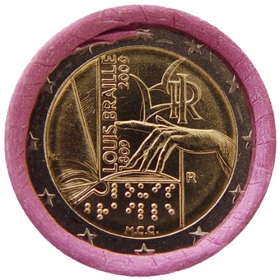 2 Euro Taliansko 2009 - Louis Braille