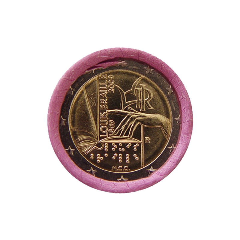 2 Euro Taliansko 2009 - Louis Braille