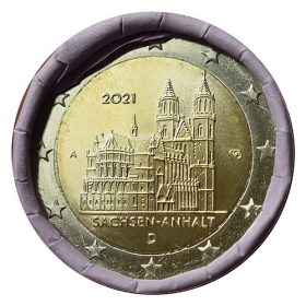 2 Euro Nemecko "A" 2021 - Katedrála Magdeburg