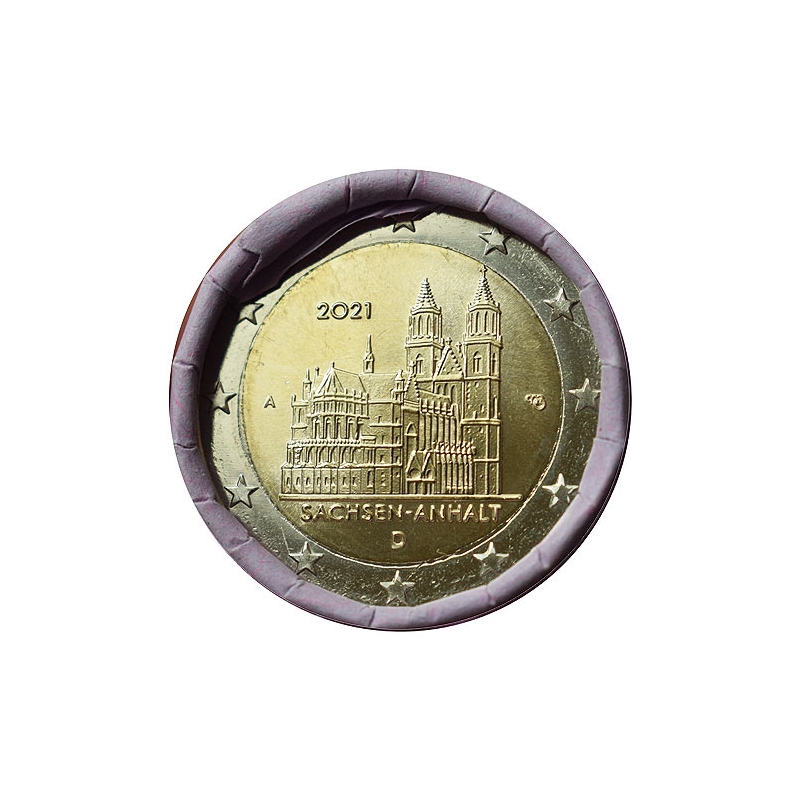 2 Euro Nemecko "A" 2021 - Katedrála Magdeburg