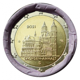 2 Euro Nemecko "G" 2021 - Katedrála Magdeburg