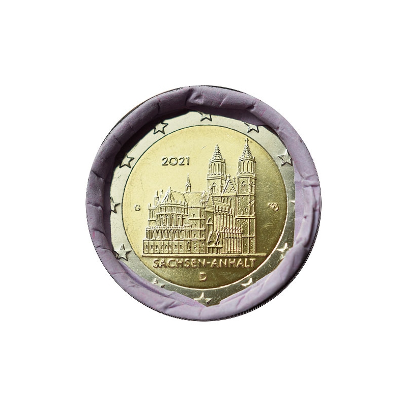 2 Euro Nemecko "G" 2021 - Katedrála Magdeburg