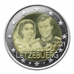 2 Euro Luxembursko 2021 - Svadba Veľkovojvodu Henriho (fotografia)