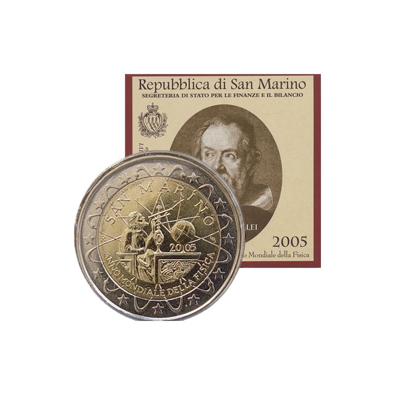 2 Euro San Maríno 2005 - Galileo Galilei