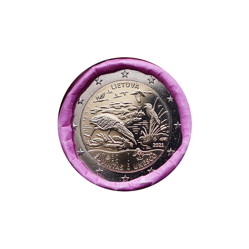 2 Euro Litva 2021 - Biosférická rezervácia Žuvintas