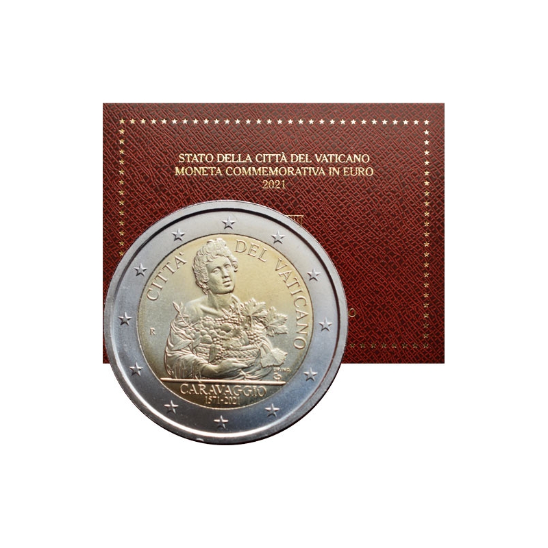2 Euro Vatikán 2021 - Caravaggio