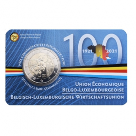 2 Euro Belgicko 2021 - Belgicko/Luxemburská hospodárska únia