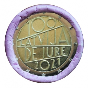 2Euro Latvia 2021 - Latvia de iure