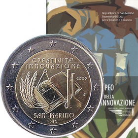 2 Euro / 2009 - San Marino - European year of creativity and innovation