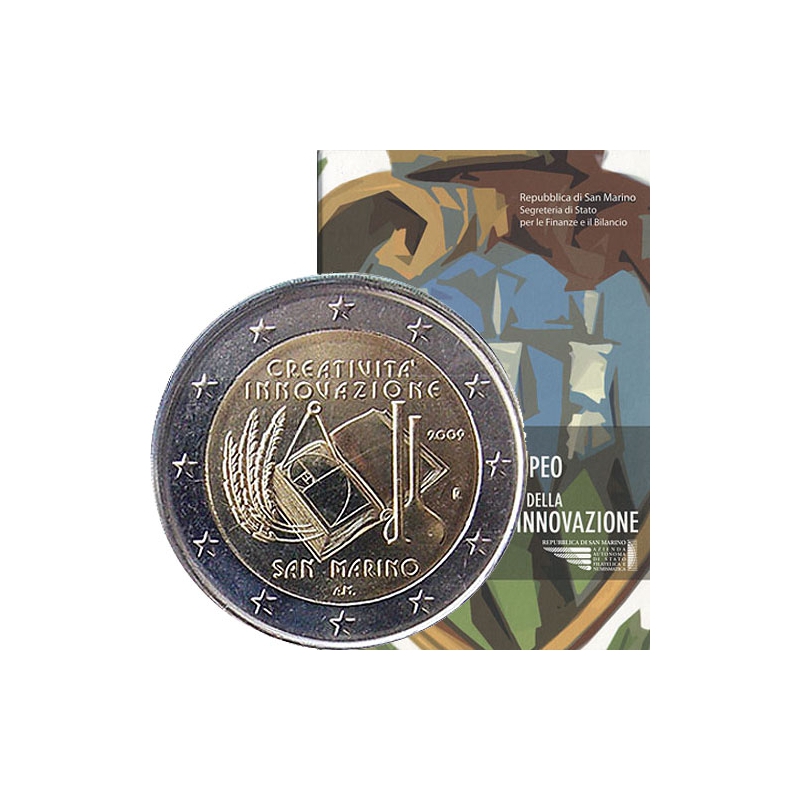 2 Euro San Maríno 2009 - Európsky rok kreativity a inovácií