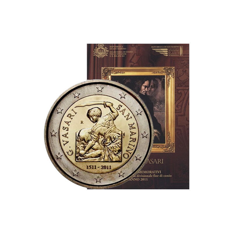 2 Euro / 2011 - San Marino - Giorgio Vasari