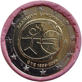 2 Euro Grécko 2009 - Hospodárska a menová únia