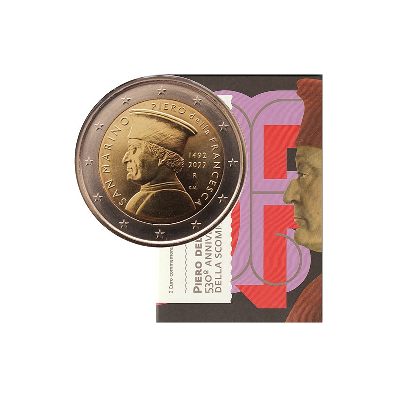 2 Euro San Maríno 2022 - Pierro Della Francesca
