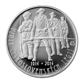 200 Kč 2014 The 100th anniversary of the foundation of the Cezchoslovak legions, Proof