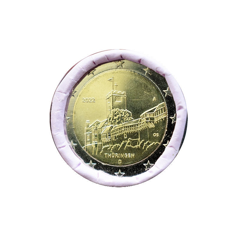 2 Euro Nemecko "A" 2022 - Thuringen (Durínsko)