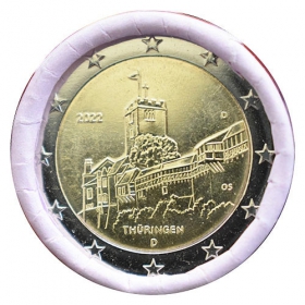 2 Euro Nemecko "D" - Thuringen (Durínsko)