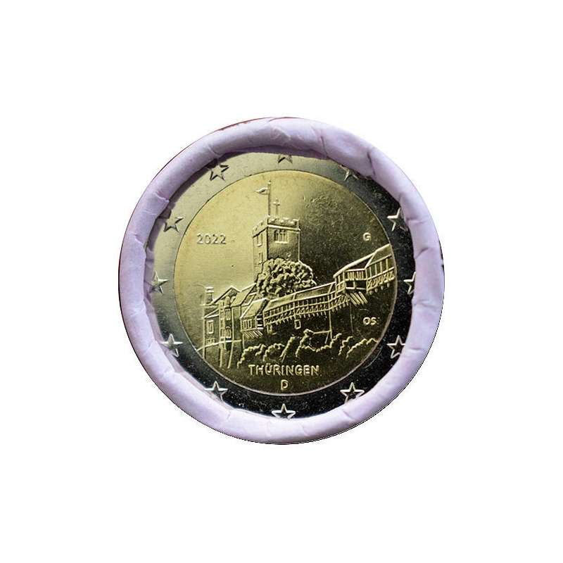 2 Euro Nemecko "G" 2022 - Thuringen (Durínsko)