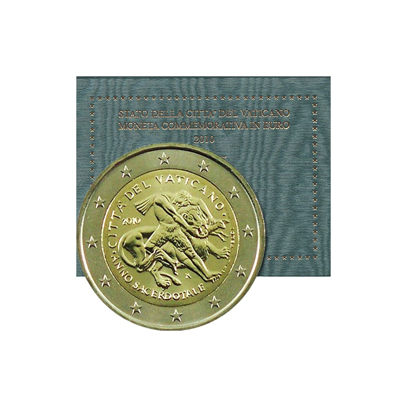 2 Euro Vatikán 2010 - Rok kňazov 2009-2010