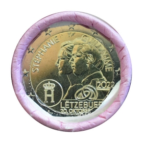 2 Euro Luxembursko 2022 - Svadba Guillaume a Stephanie