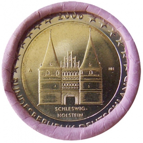 2 Euro / 2006 - Germany - Schleswig-Holstein: Holstentor Lübeck 'A'