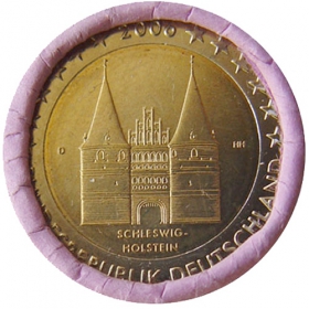 2 Euro / 2006 - Germany - Schleswig-Holstein: Holstentor Lübeck 'D'
