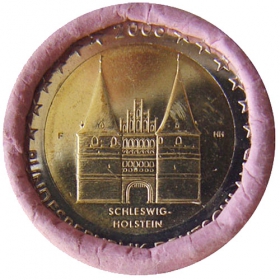 2 Euro / 2006 - Germany - Schleswig-Holstein: Holstentor Lübeck 'F'