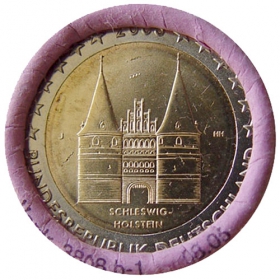 2 Euro / 2006 - Germany - Schleswig-Holstein: Holstentor Lübeck &#039;J&#039;