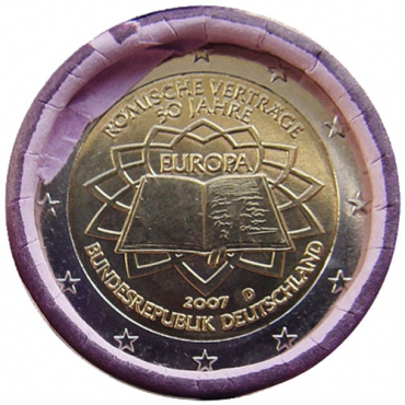2 Euro / 2007 - Germany - Treaty of Rome 'D'