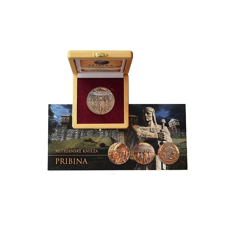 Medal Pribina (10-dukát) - red gold