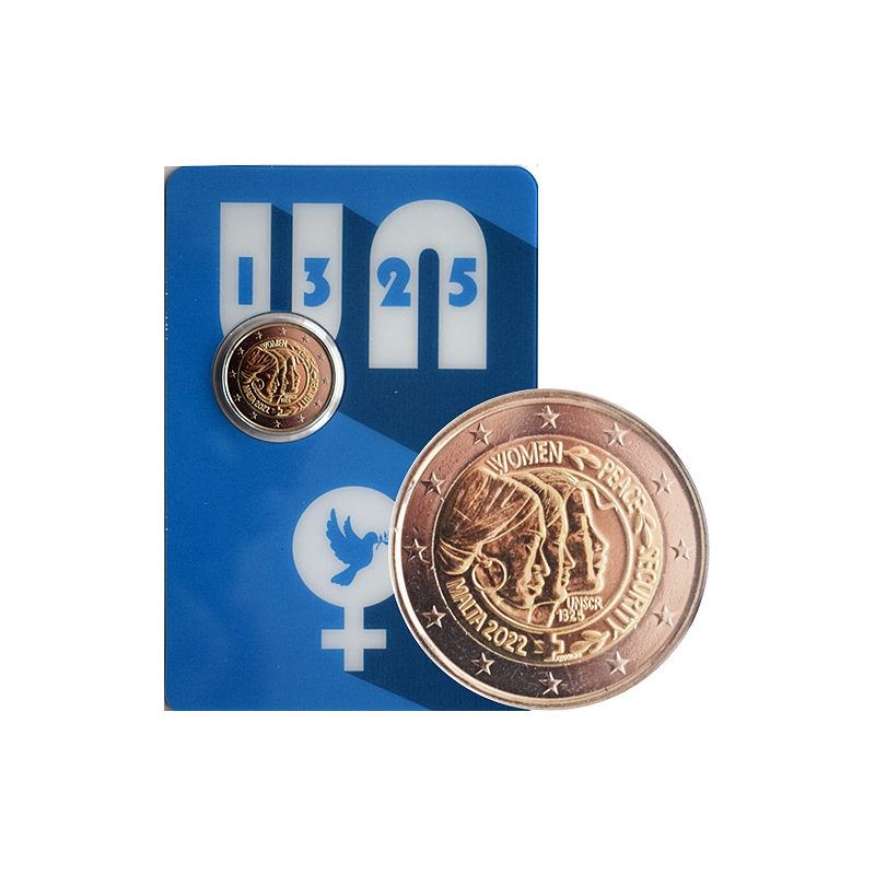 2 Euro Malta 2022 - Bezpečenostná rada OSN