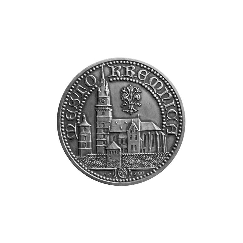 Silver medal Madonna with Baby Jesus from Kremnica