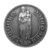 Silver medal Madonna with Baby Jesus from Kremnica