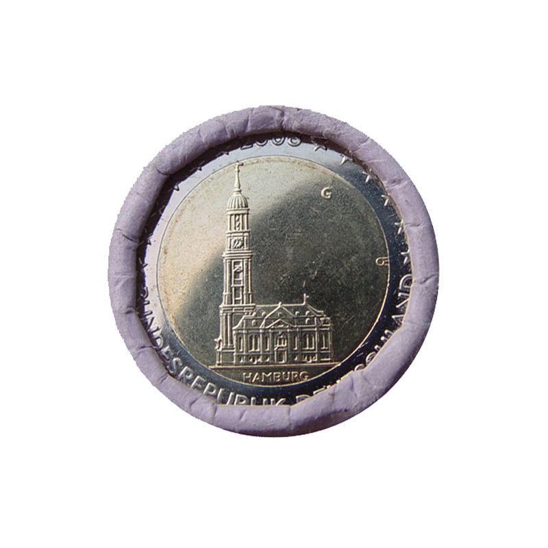 2 Euro Nemecko "G" 2008 - Hamburg: Kostol sv. Michala