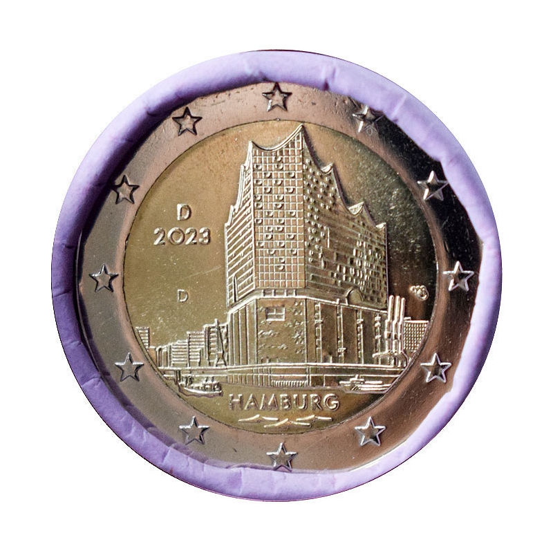 2 Euro Nemecko "D" 2023 - Hamburg