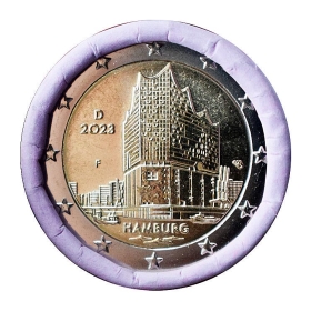 2 Euro Nemecko "F" 2023 - Hamburg