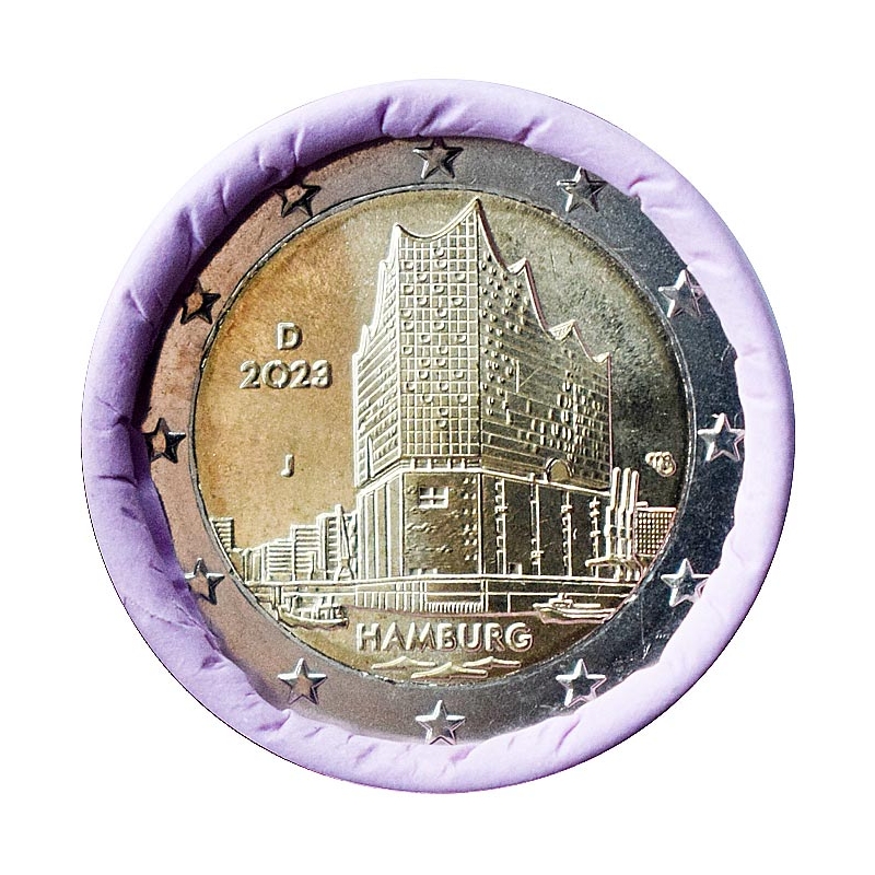 2 Euro Nemecko "J" 2023 - Hamburg