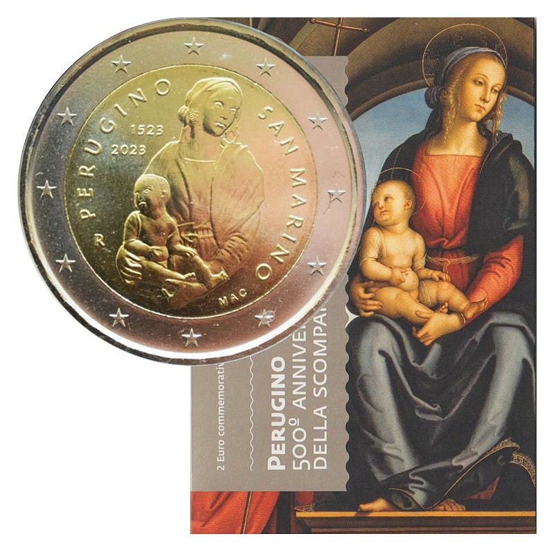 2 Euro San Maríno 2023 - Pietro Perugino