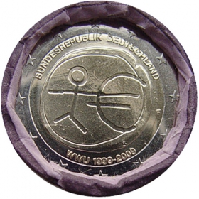 2 Euro Nemecko "F" 2009 - Hospodárska a menová únia