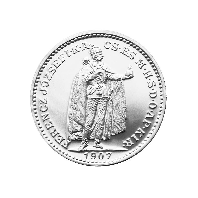 Silver 20 Korona 1907 emperor Francis Joseph I