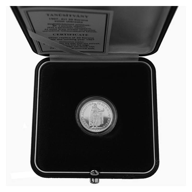 Silver 20 Korona 1907 emperor Francis Joseph I