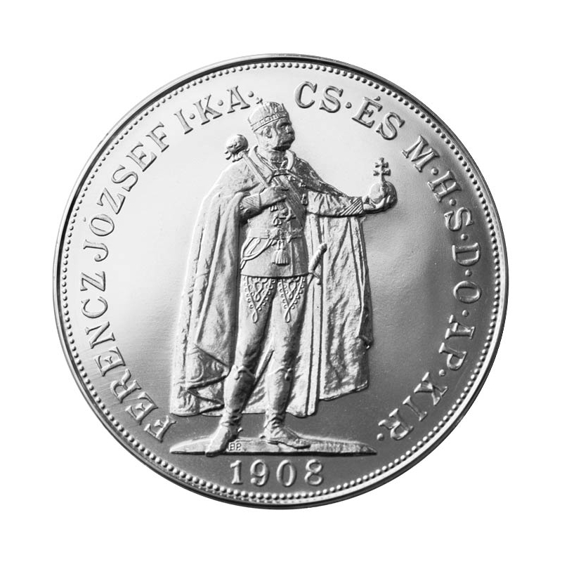 Silver 20 Korona 1908 emperor Francis Joseph I