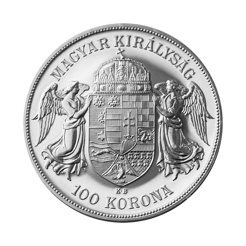 Strieborná replika 100 Korony 1908 František Jozef I.