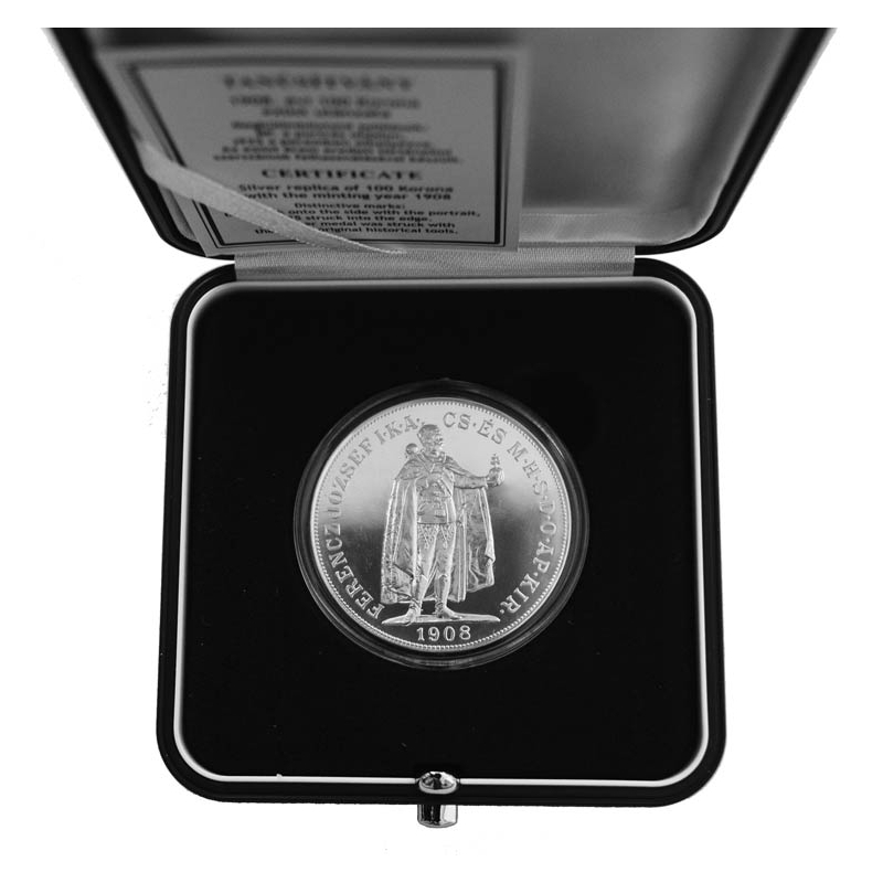 Silver 20 Korona 1908 emperor Francis Joseph I