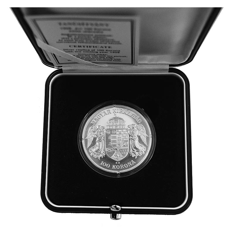 Silver 20 Korona 1908 emperor Francis Joseph I