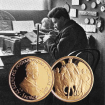 Gold replica 1 korona millennium 1896